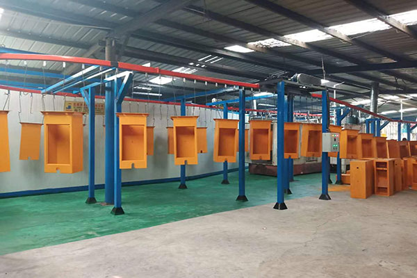 機(jī)柜噴涂流水線